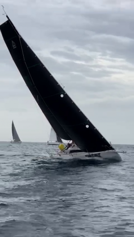 Team Aether GRE 016 offshore sailing team upwind sailing
